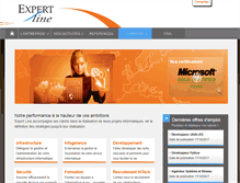 Tablet Screenshot of expert-line.com
